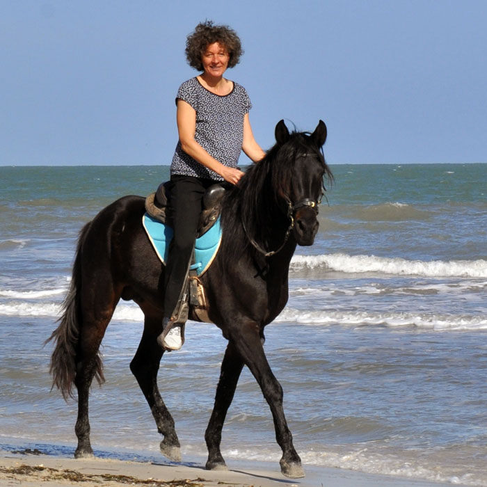 Reiten am Strand von Djerba