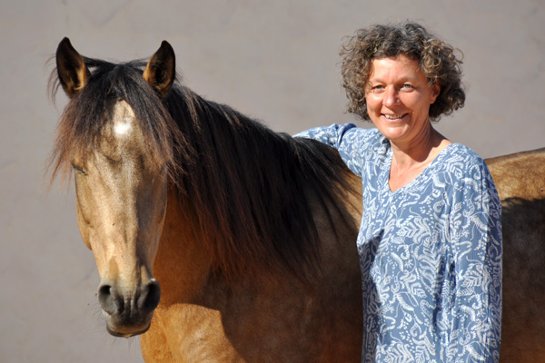 Fotoshooting mit Berber-Hengst