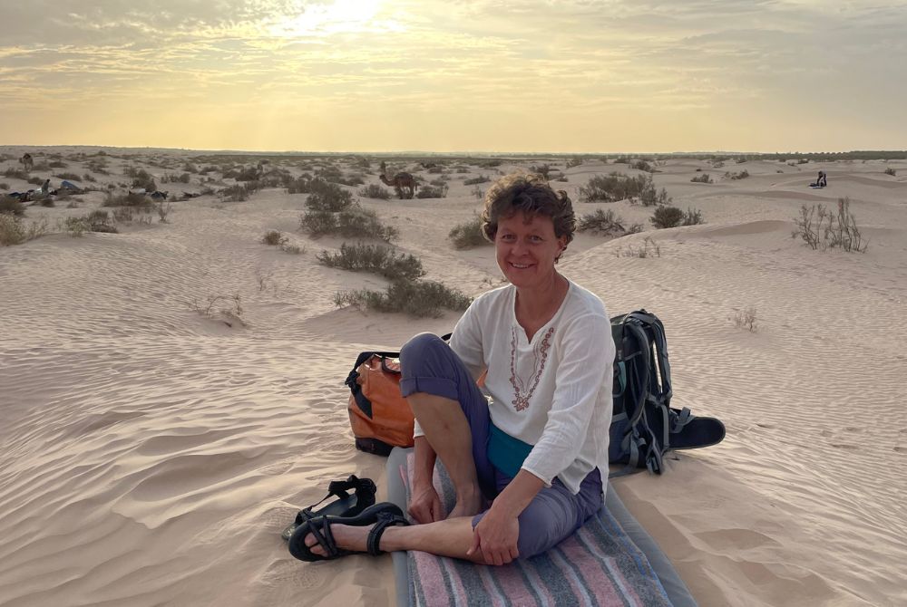 Katharina in der Wüste